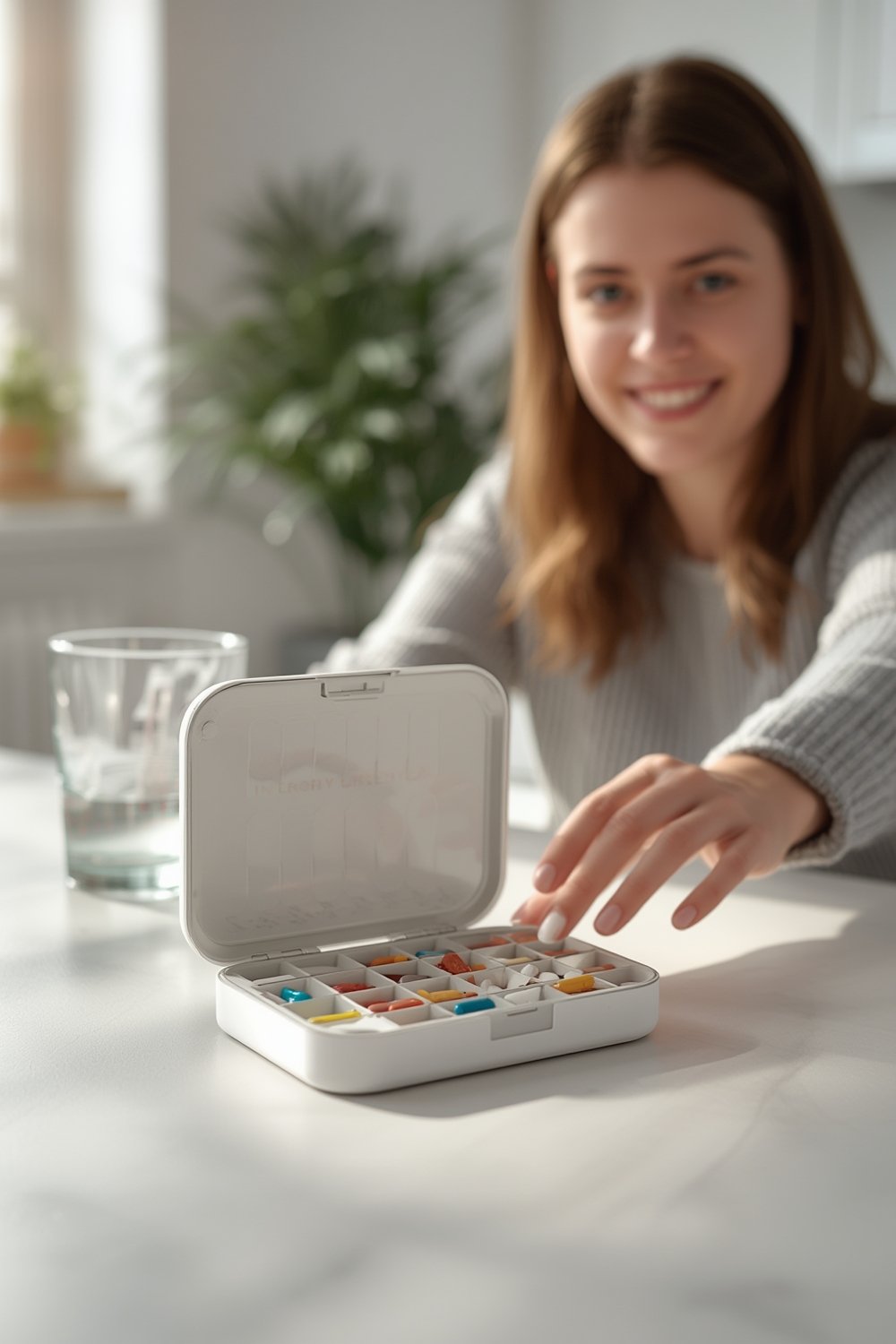 Pill Organizer with Alarm - Illustration 1