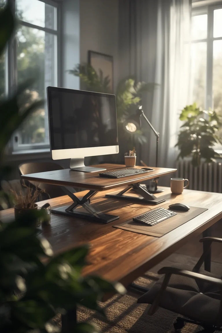 Standing Desk Converter Get Kitchen Ready