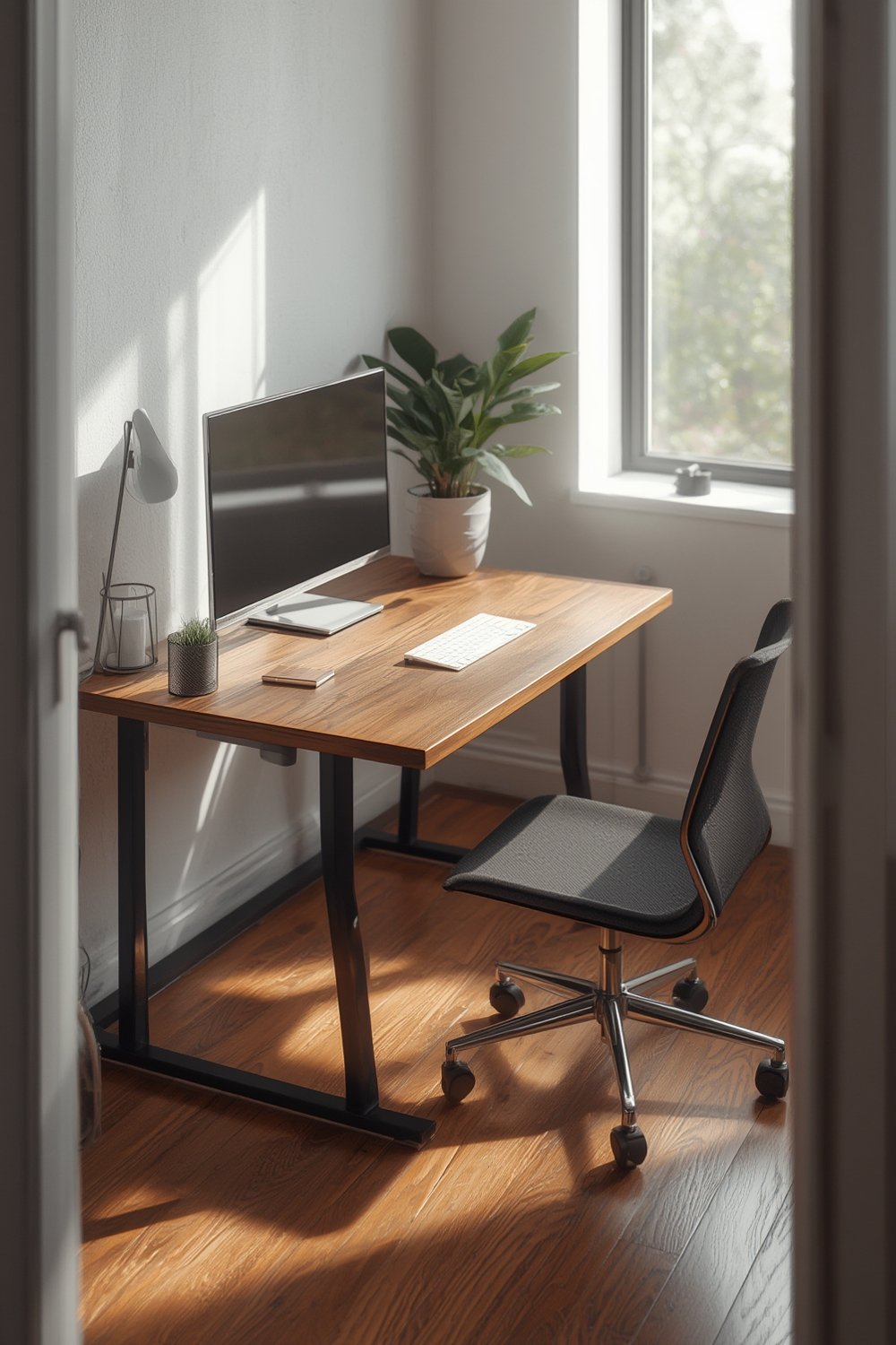 computer desk product view