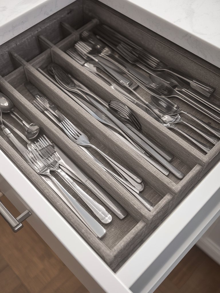 Best Silverware Organizer: 6 Steps for Kitchen Organization (2026) 2 silverware organizer in action