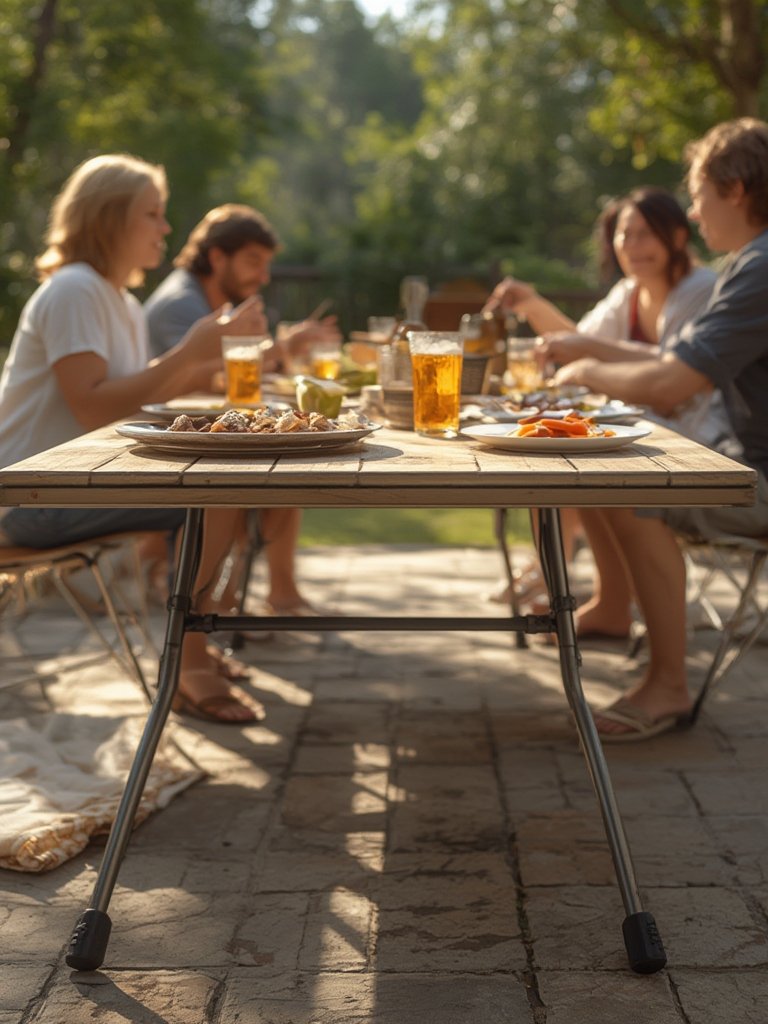 Folding Table: 6 Ultimate Checklist For Best Picnic Solutions 2026 2 folding table in action