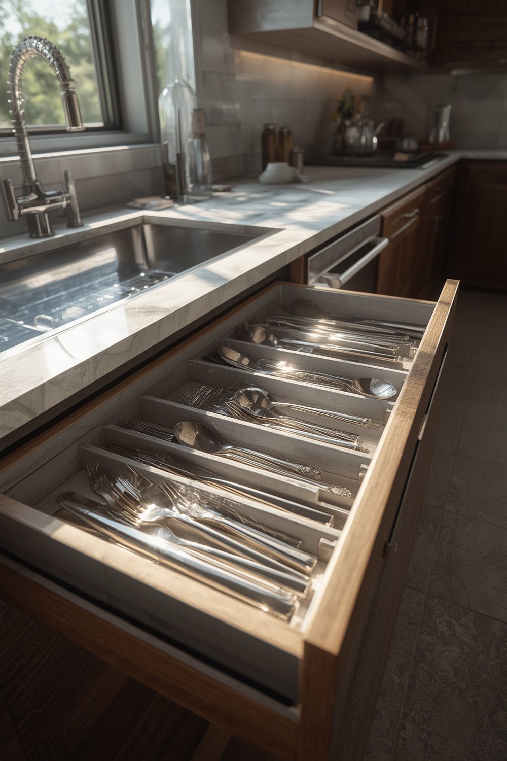 Best Silverware Organizer: 6 Steps for Kitchen Organization (2026) 1 silverware organizer product view