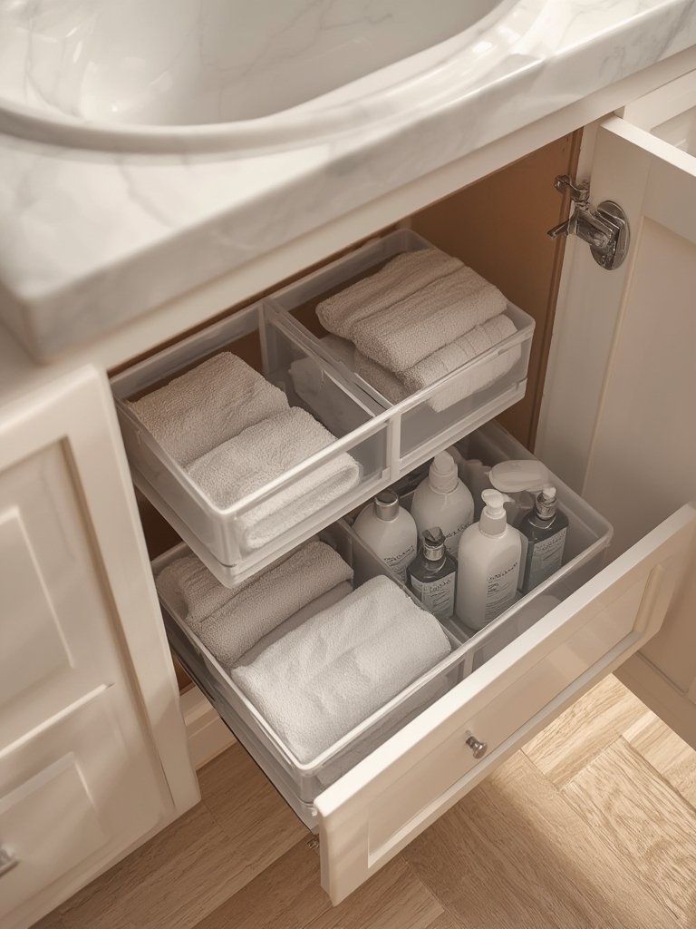 Bath Organizer: 7 Secrets for Amazing Under-Sink Storage (2026) 2 bath organizer in action