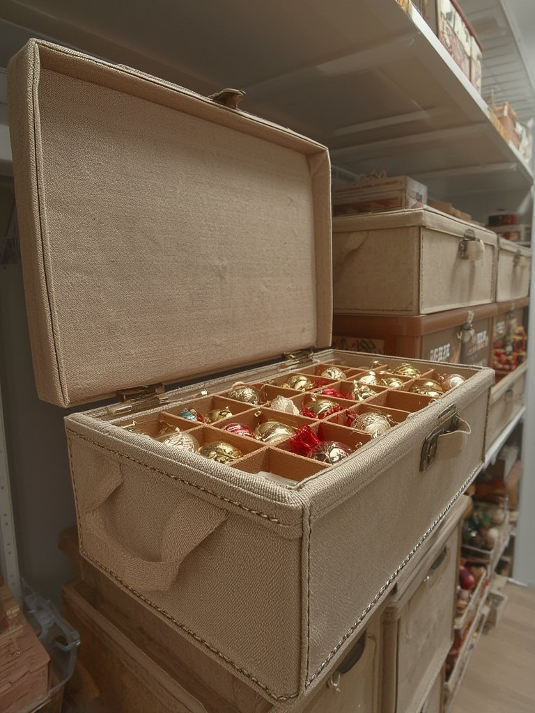 ornament storage in action