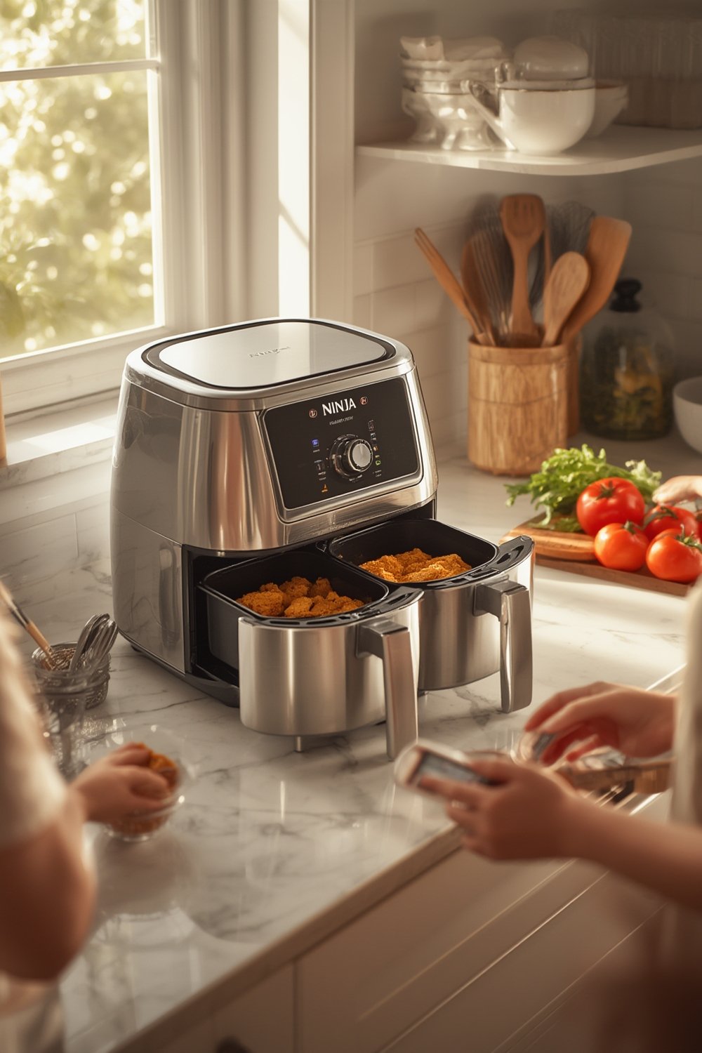dual airfryer product view