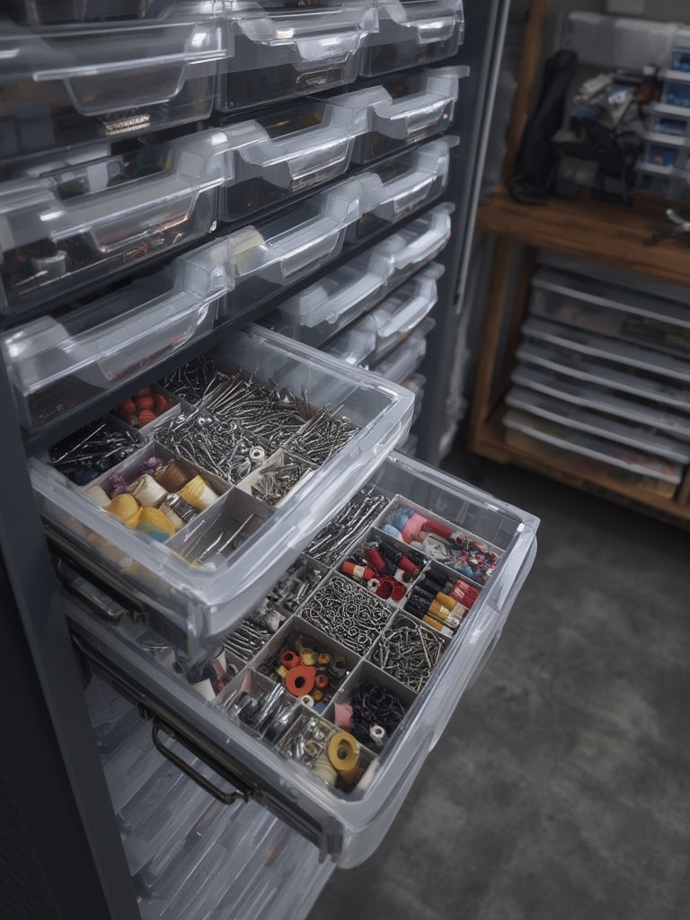 storage cabinet in action