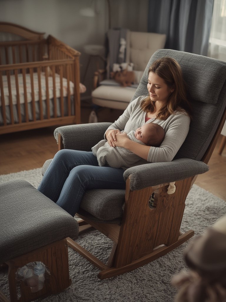 Nursery Glider: 7 Secrets For Amazing Comfort In 2026 2 nursery glider in action