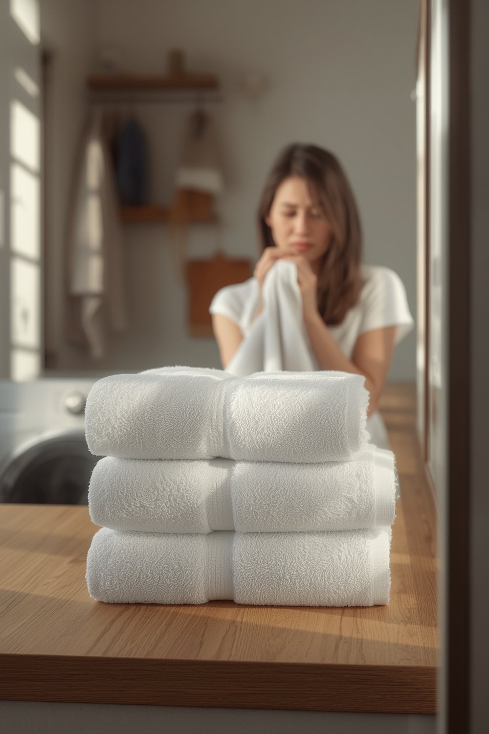 how to remove mildew smell from towels
