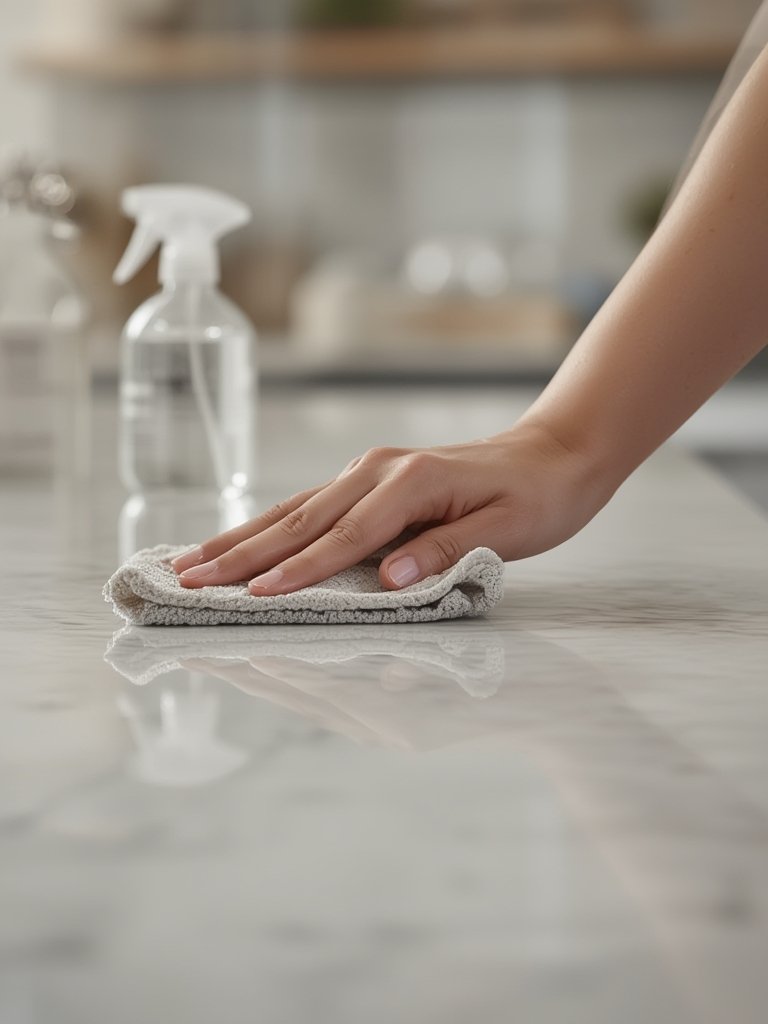 Quartz Countertop Care: 7 Best Tips To Prevent Stains & Shine 3 how to take care of quartz countertops - Illustration 2