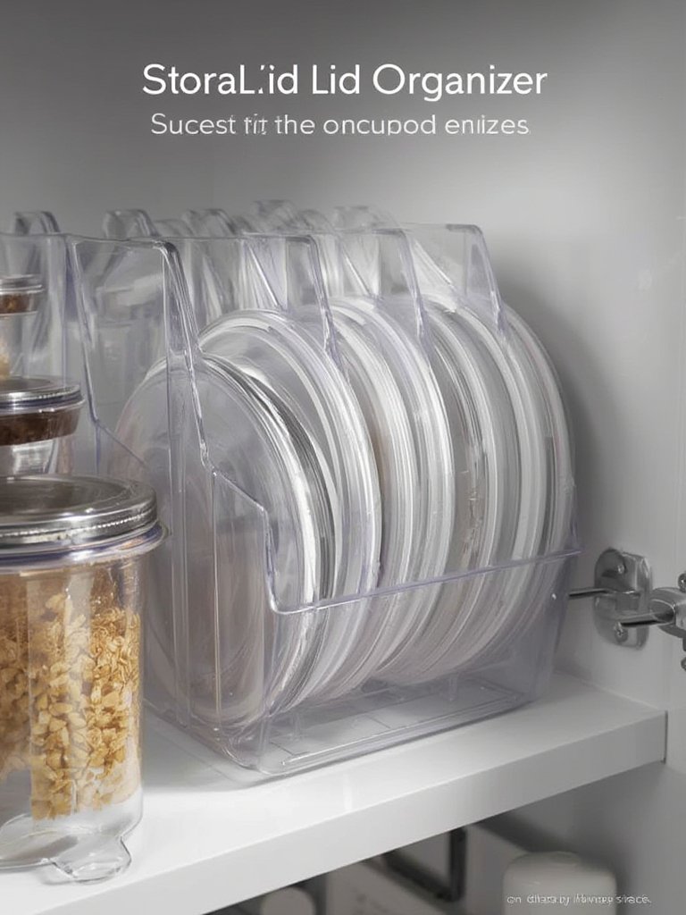 lid organizer in action