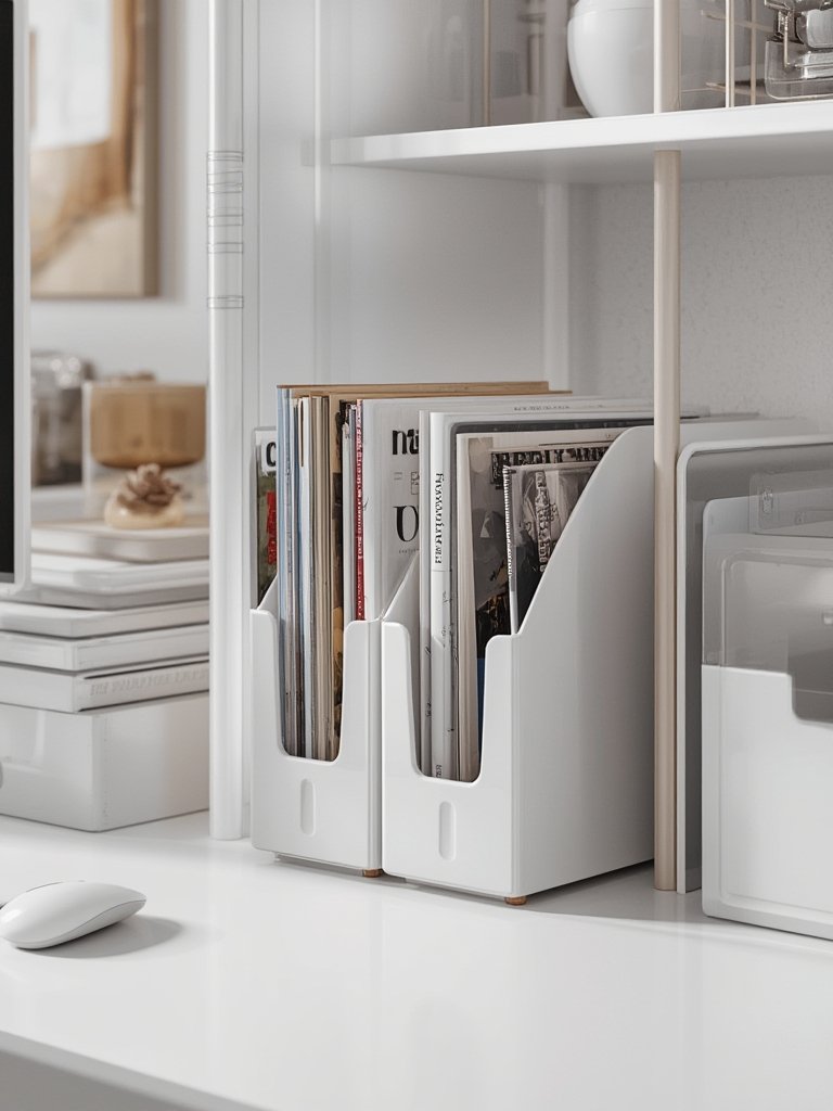 desk organizer in action