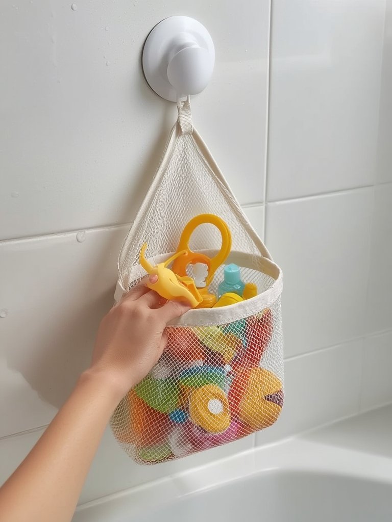 bath storage in action