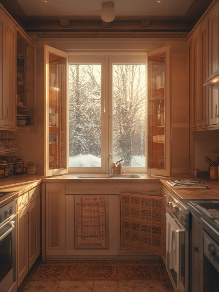 opening cabinets in cold weather