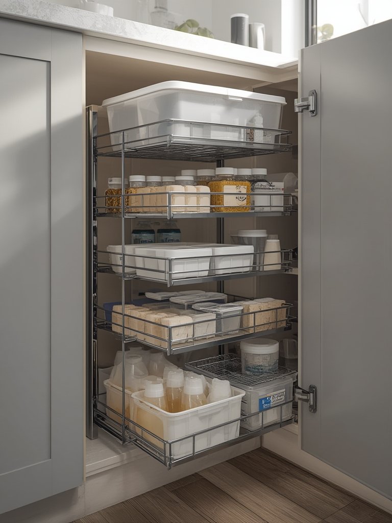 sink organizer in action