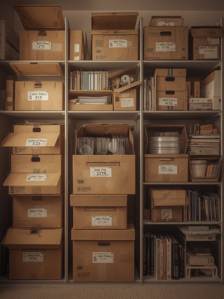 moving boxes in action