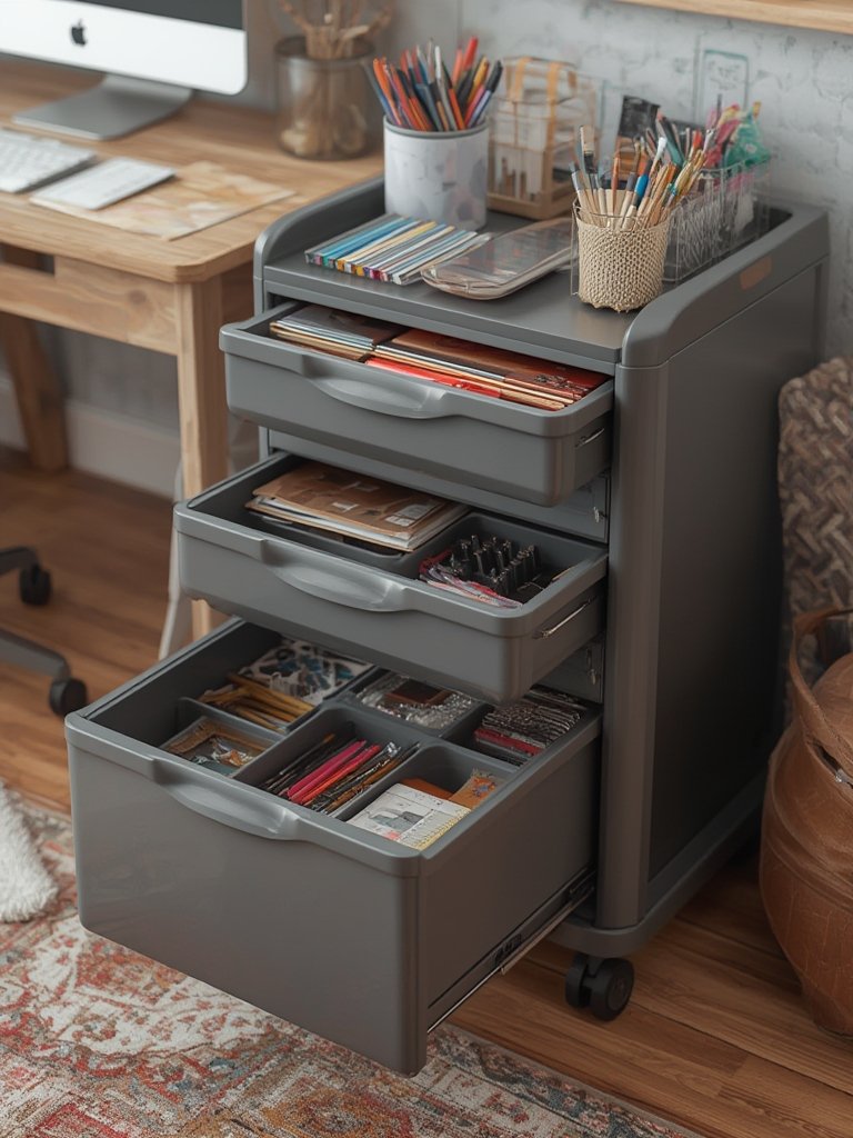 Storage Cart: 10 Secrets For Amazing Organization In 2026 2 storage cart in action