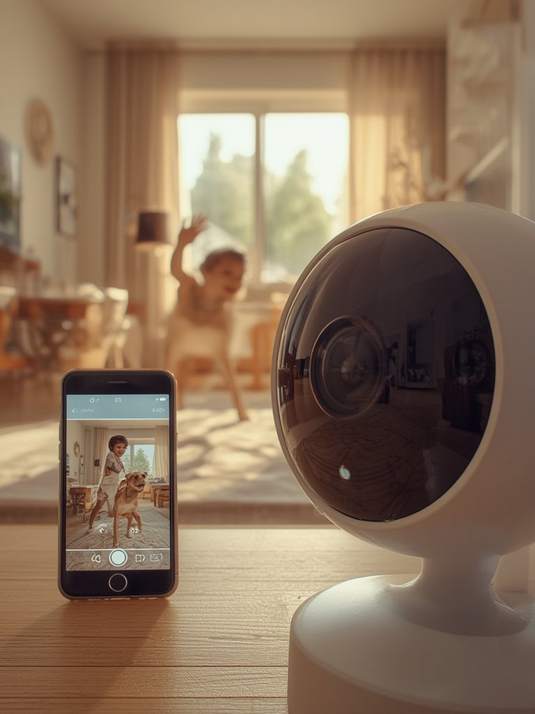 Indoor camera in action