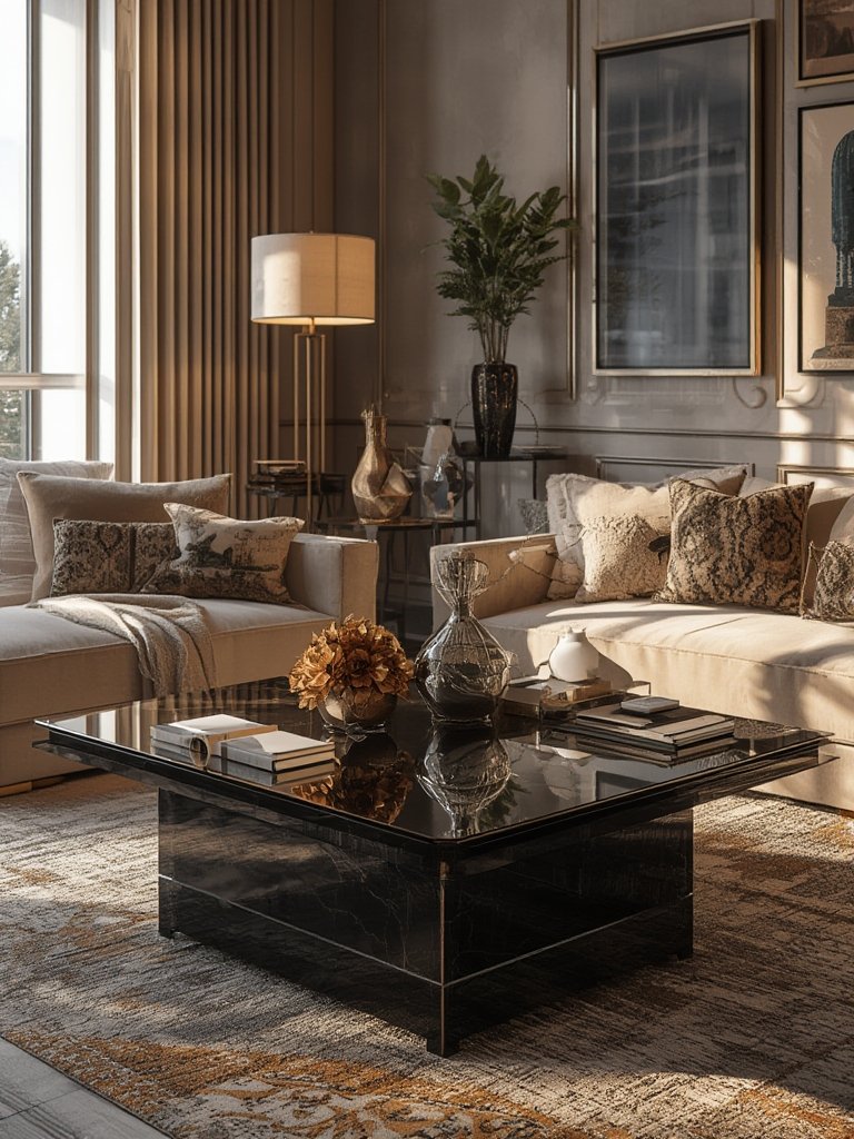 black panther coffee table - Illustration 3