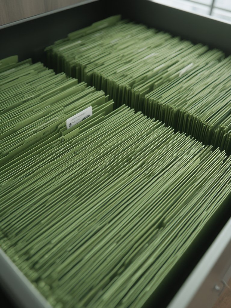 hanging folders in action