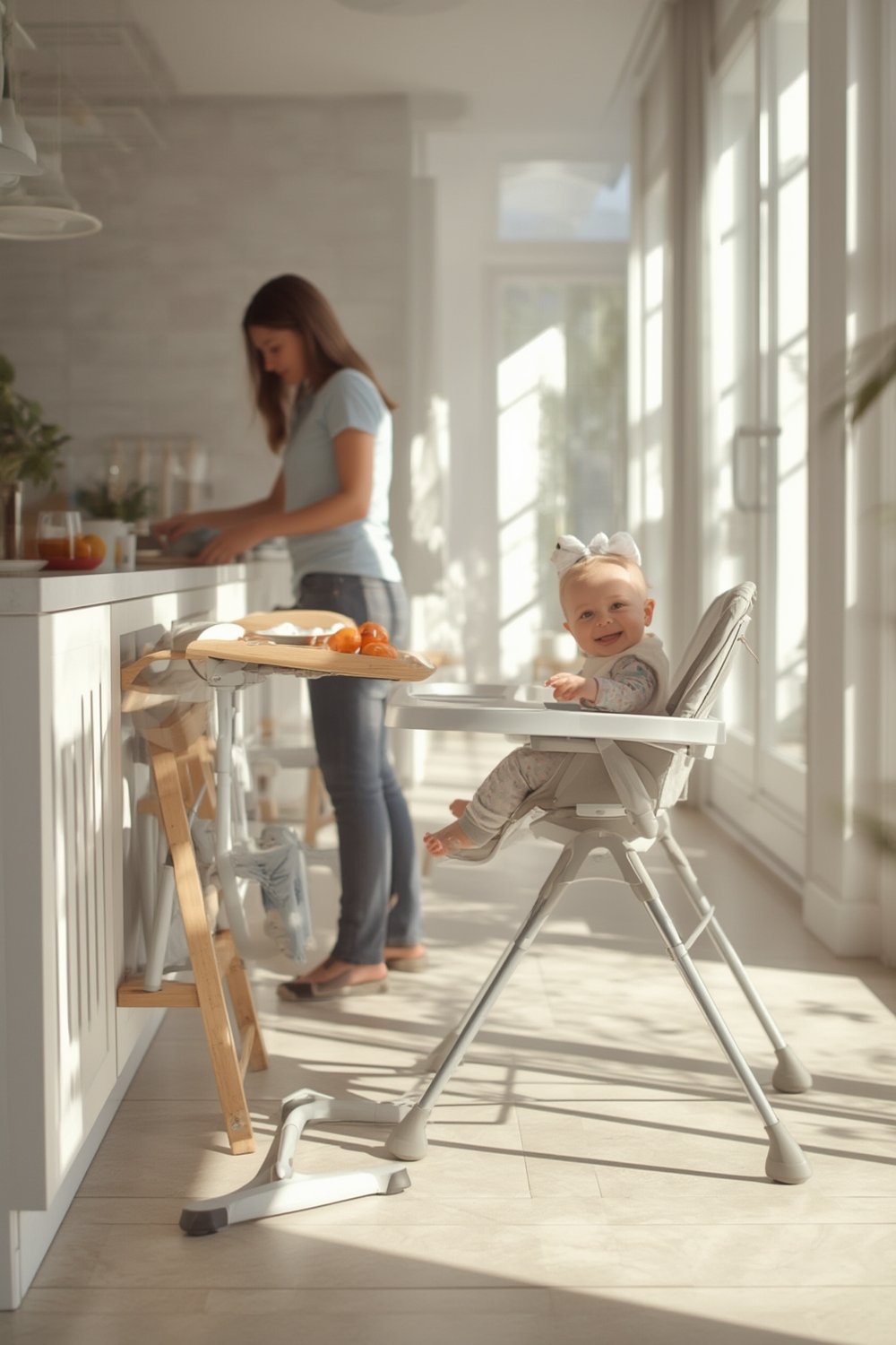 foldable highchair product view
