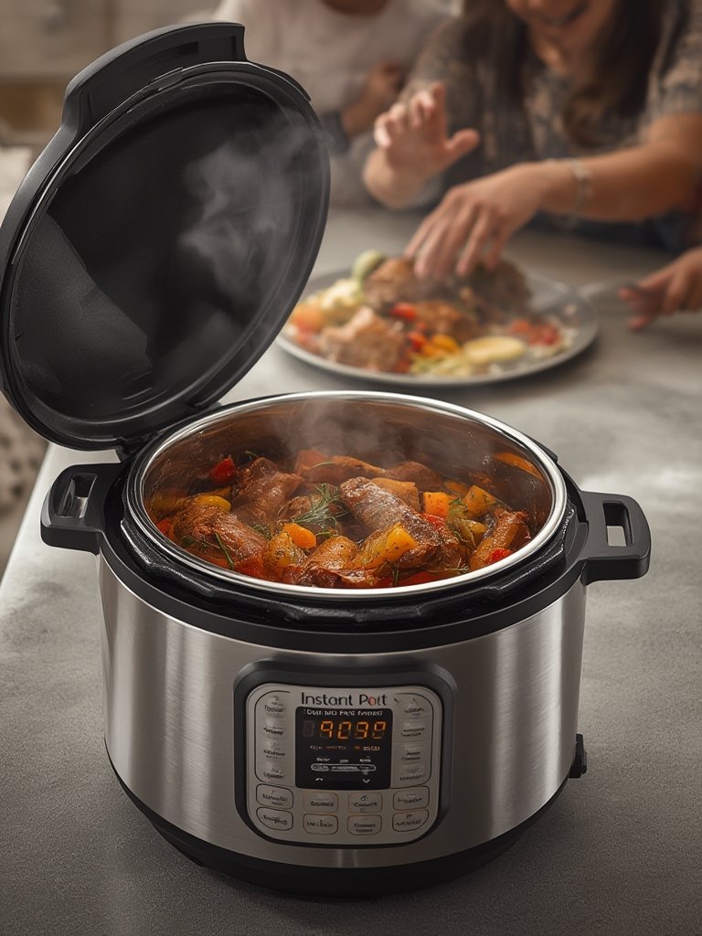 Pressure Cooker in action