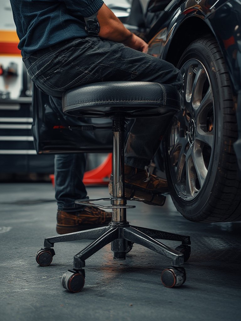 Mechanic Stool: 7 Secrets For Best Comfort In 2026 2 mechanic stool in action